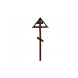 Крест на могилу "Домик"